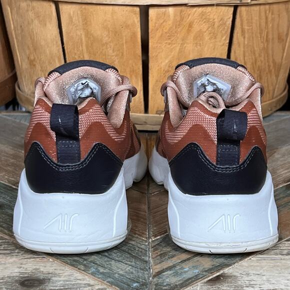 Nike Air Max 200 Holiday Sparkle Metallic Red Bronze Sneakers Womens Size 7 - Picture 6 of 11